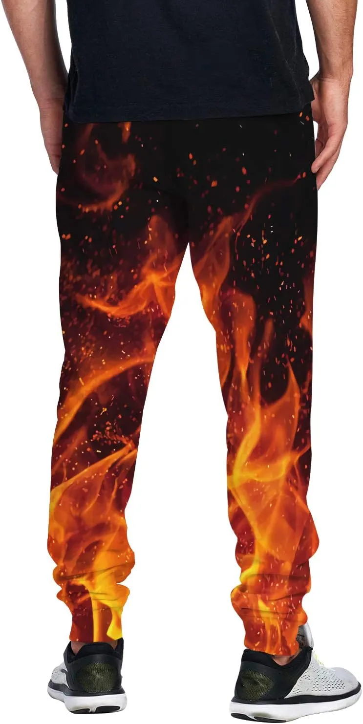 Goodstoworld Mens Cool Joggers Pants 3D Novelty Casual Sweatpants with Drawstring