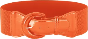 GRACE KARIN Women's Wide Stretchy Cinch Belt 3 Inch Vintage Chunky Buckle Belts S-XXXXL