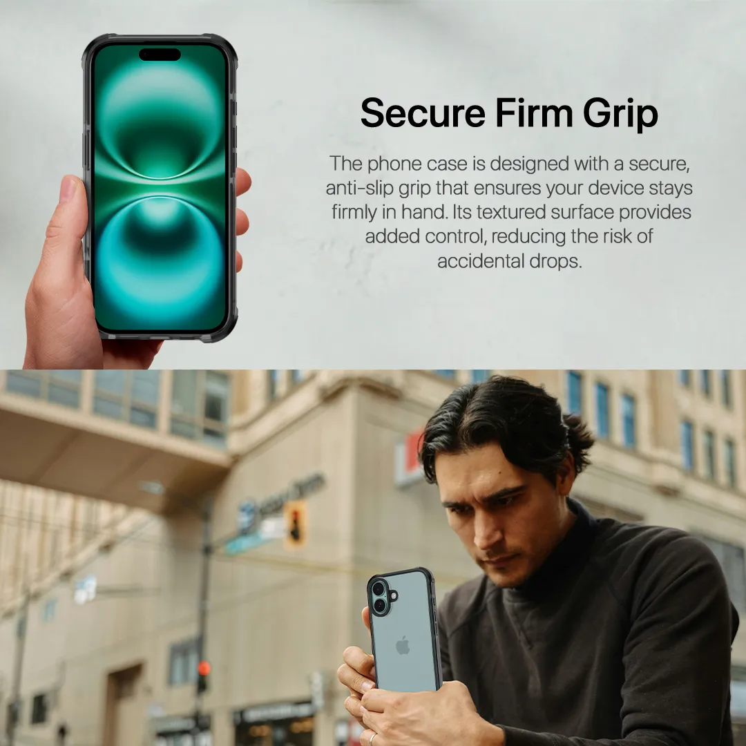 Grip Armour Case Cover For iPhone 16 Plus