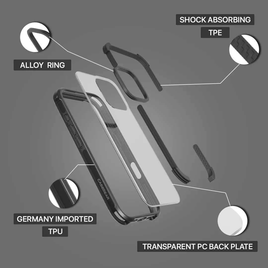 Grip Armour Case Cover For iPhone 16 Plus