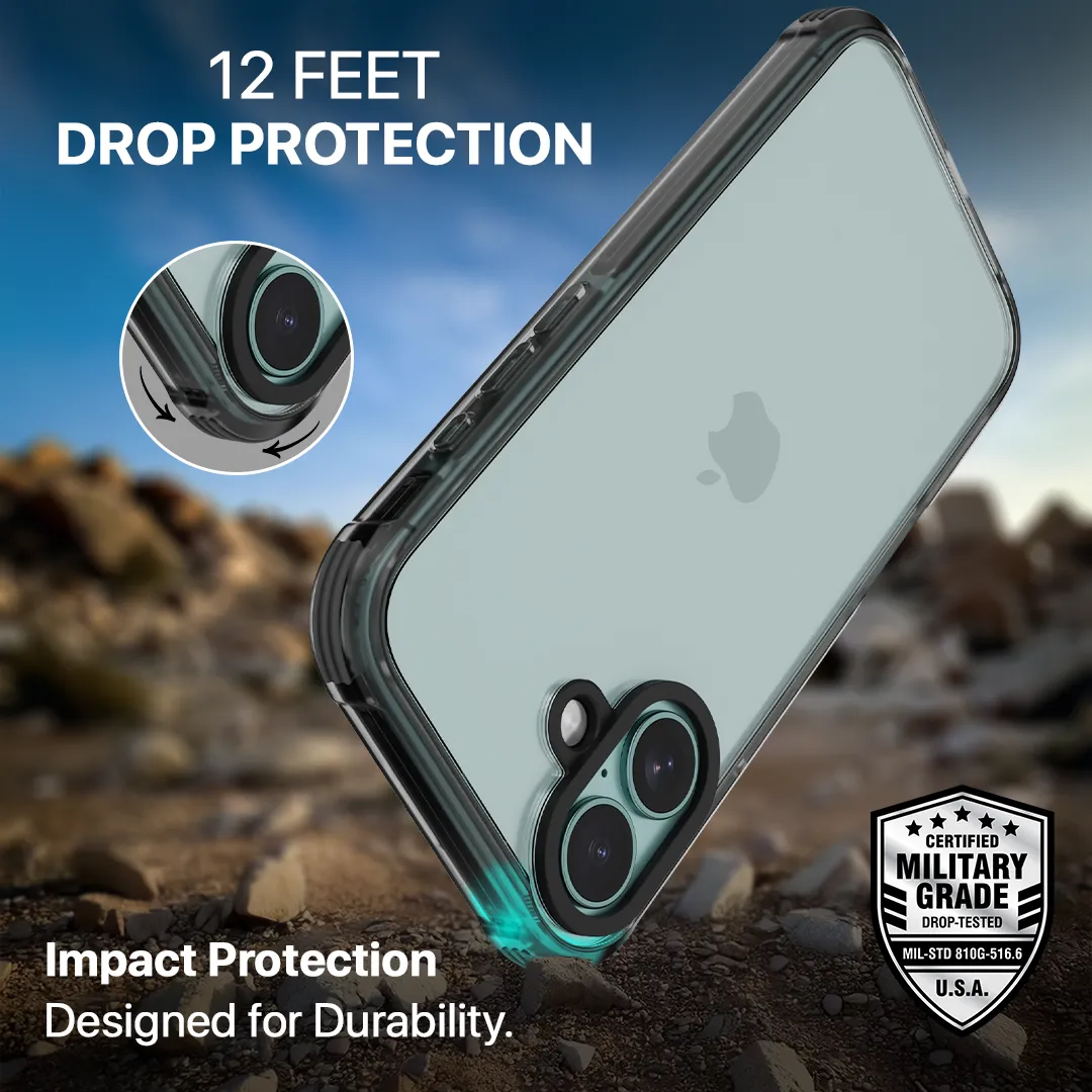 Grip Armour Case Cover For iPhone 16 Plus