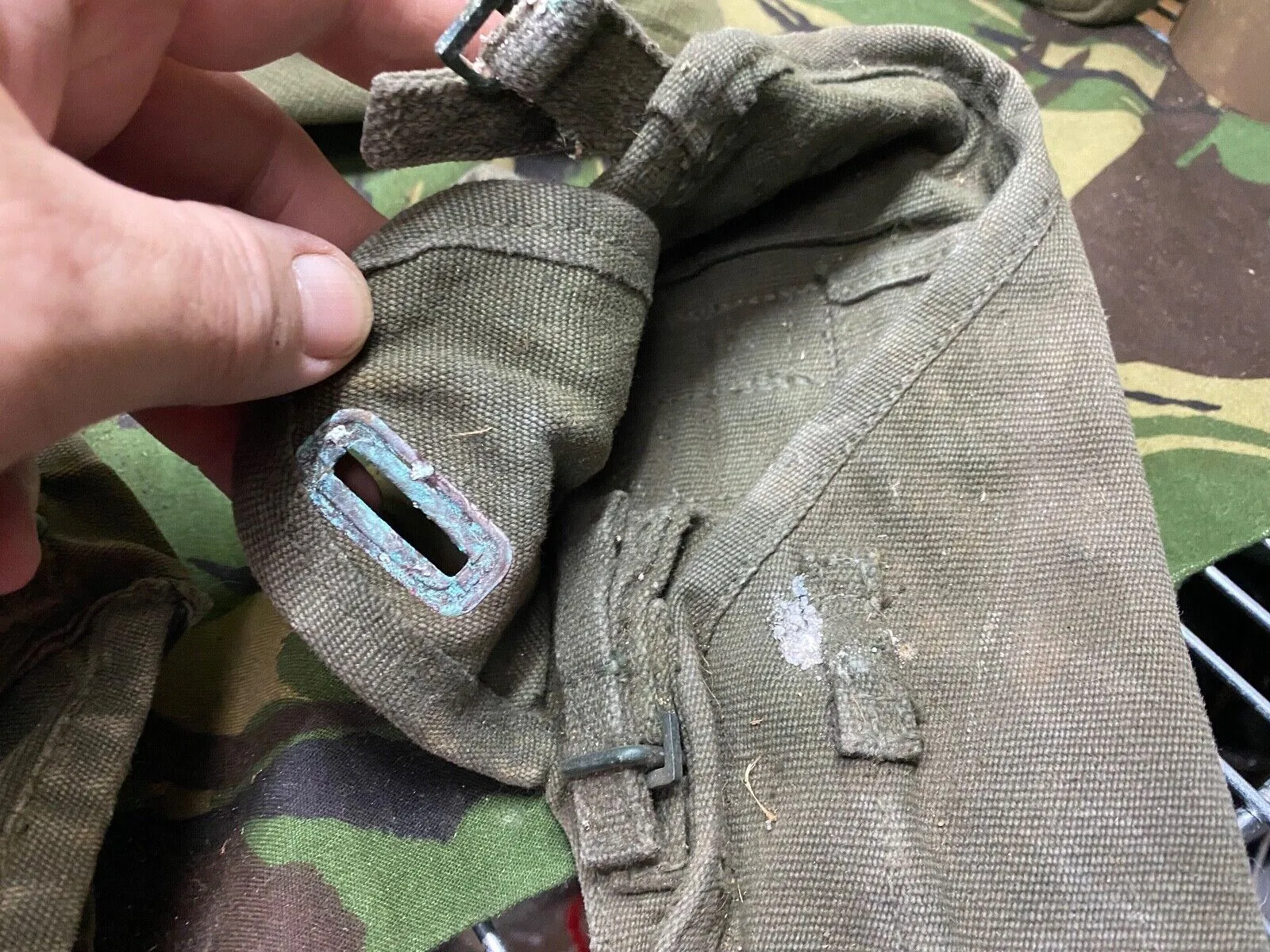 Group of British Army 58 Pattern Webbing Pouches & Holster