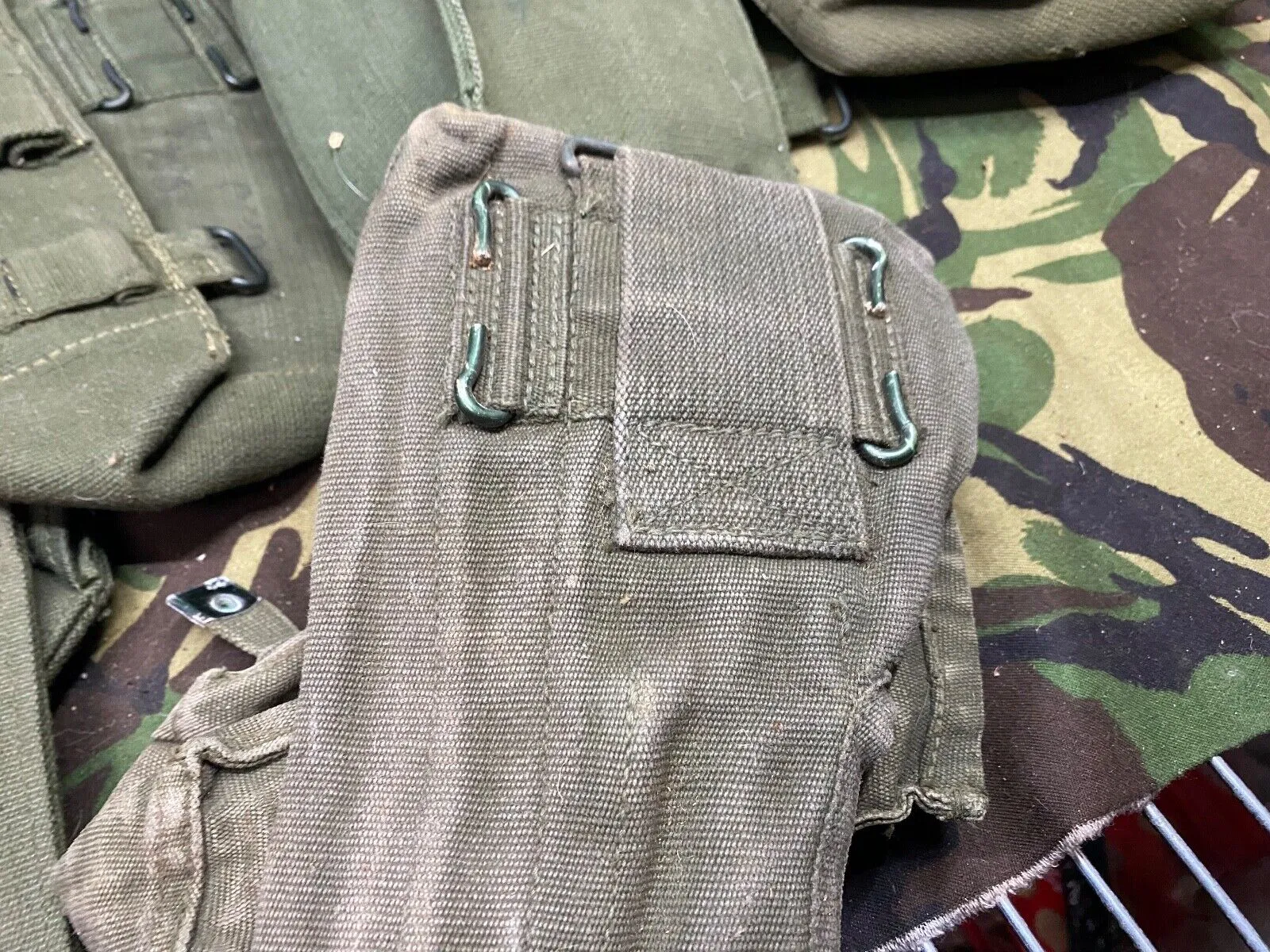 Group of British Army 58 Pattern Webbing Pouches & Holster
