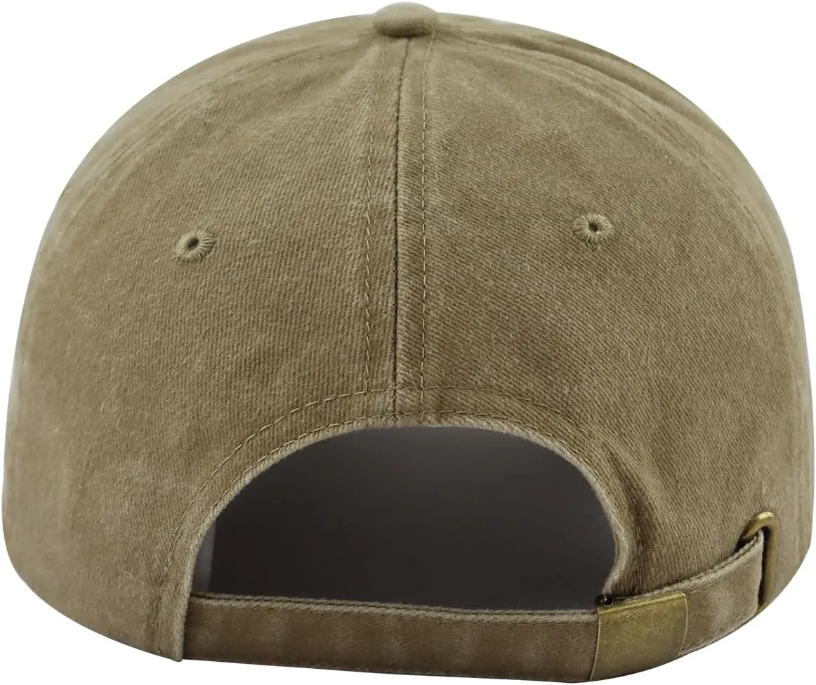 Grumpy Old Vet Hat for Men Women, Adjustable Cotton Embroidered Baseball Cap