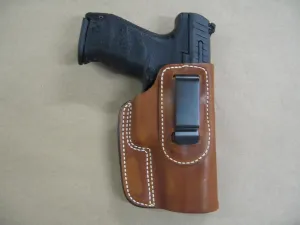 H&K VP9, VP40 Heckler & Koch IWB Leather in The Waistband Concealed Carry Holster CCW TAN RH
