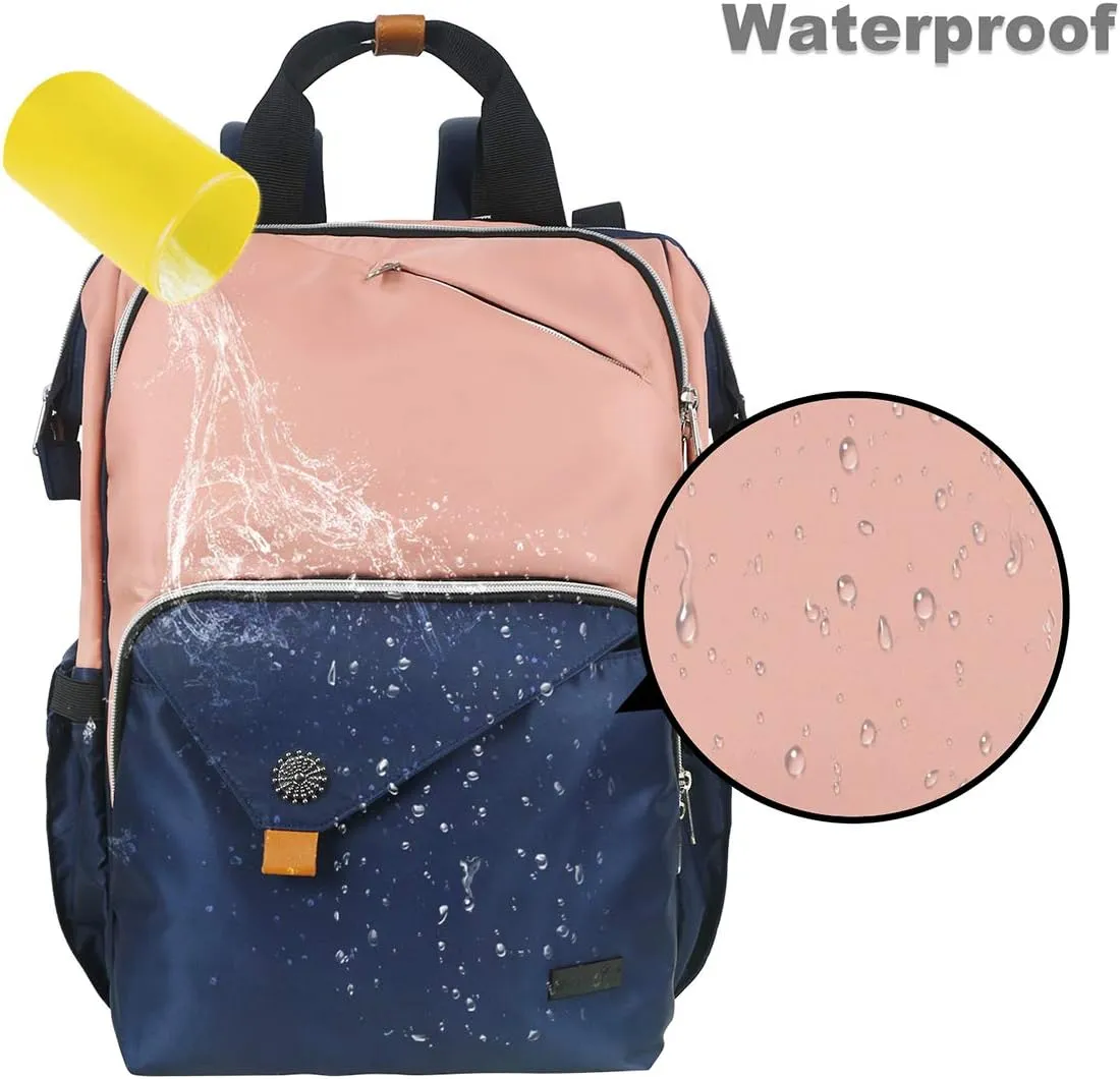 Hap Tim Laptop Backpack, Travel Backpack for Women, Pink Work Backpack (7651-BP)
