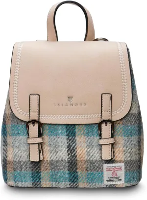 Harris tweed The Mini Jura Backpack, Islander Tartan, Mini
