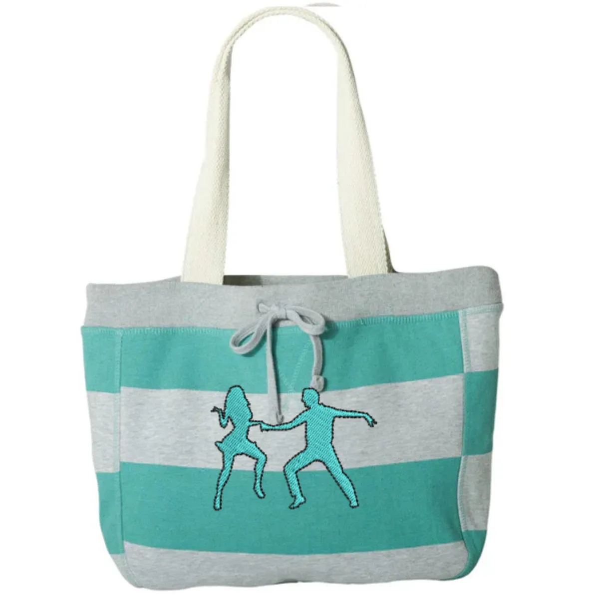Heather Stripe Dancer Tote Bag
