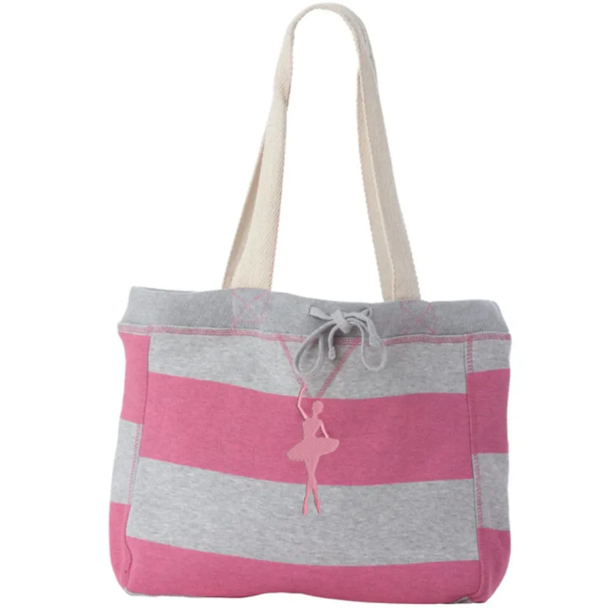 Heather Stripe Dancer Tote Bag