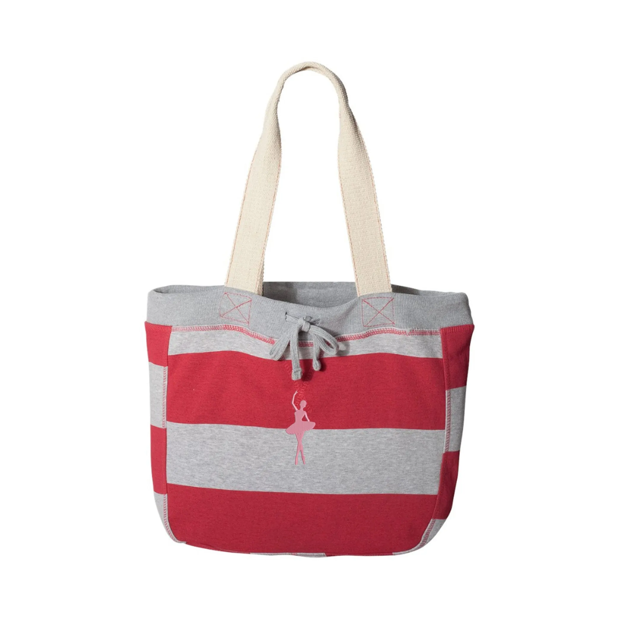 Heather Stripe Dancer Tote Bag