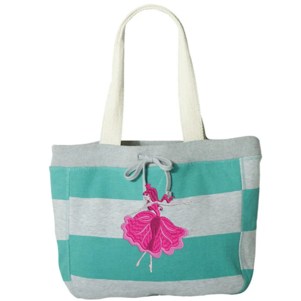 Heather Stripe Dancer Tote Bag
