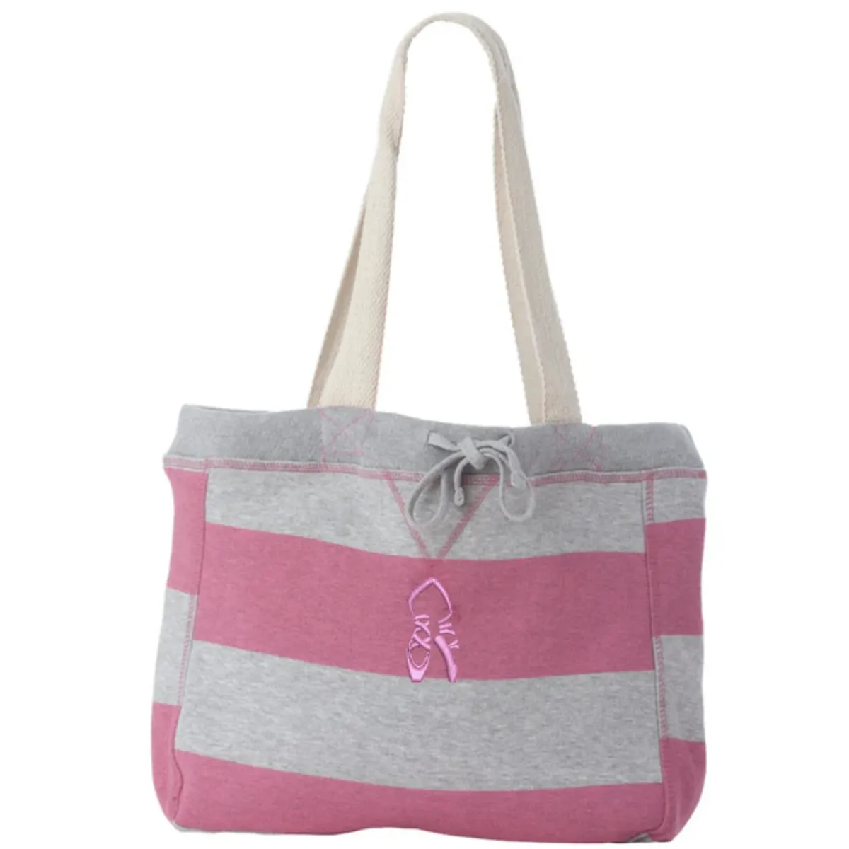 Heather Stripe Dancer Tote Bag