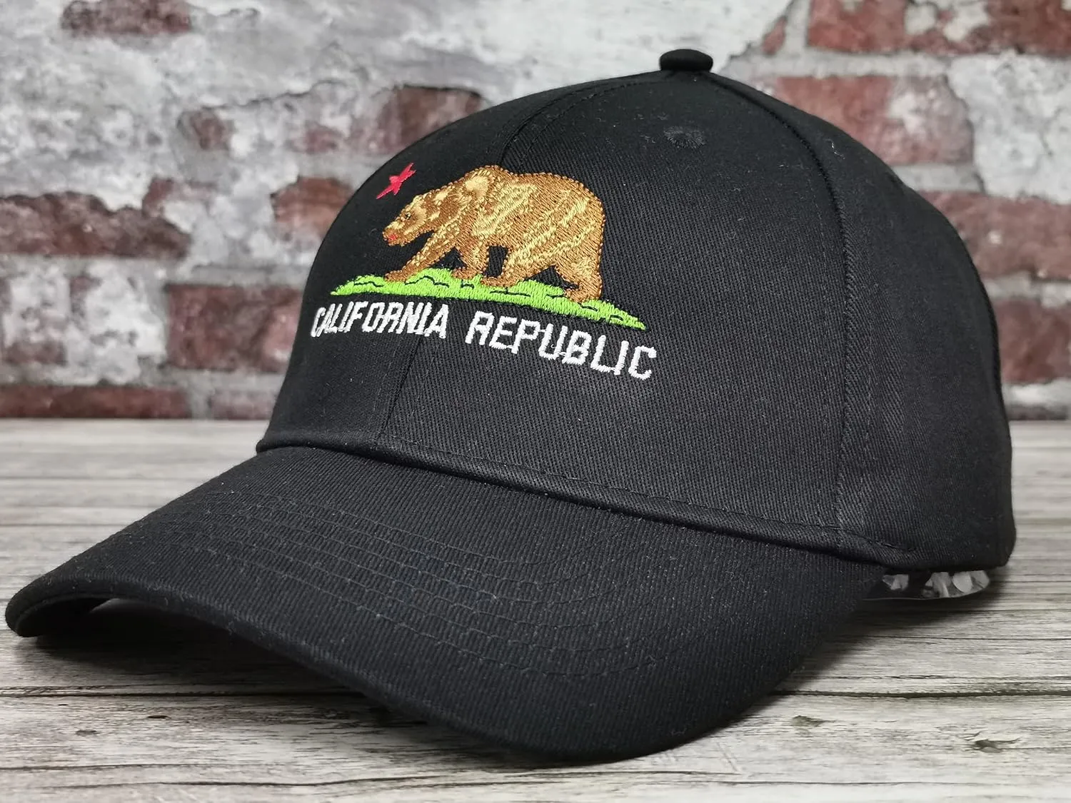 Hepandy Embroidered California Bear Hats