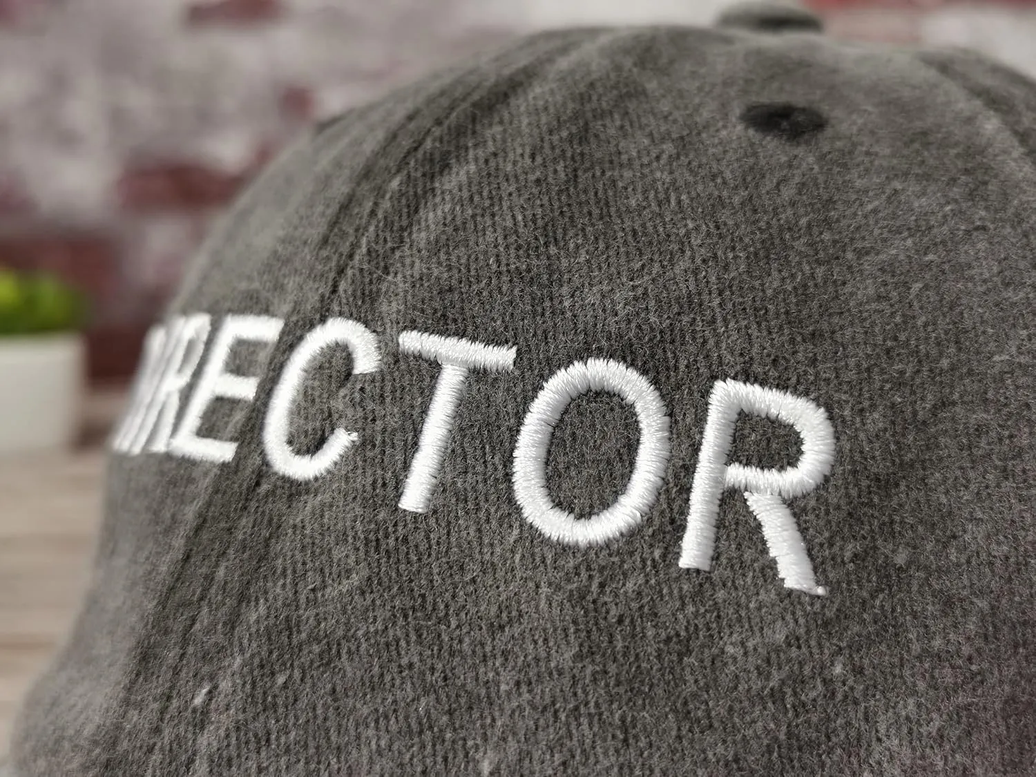 Hepandy Embroidered Director Hats for Men Women