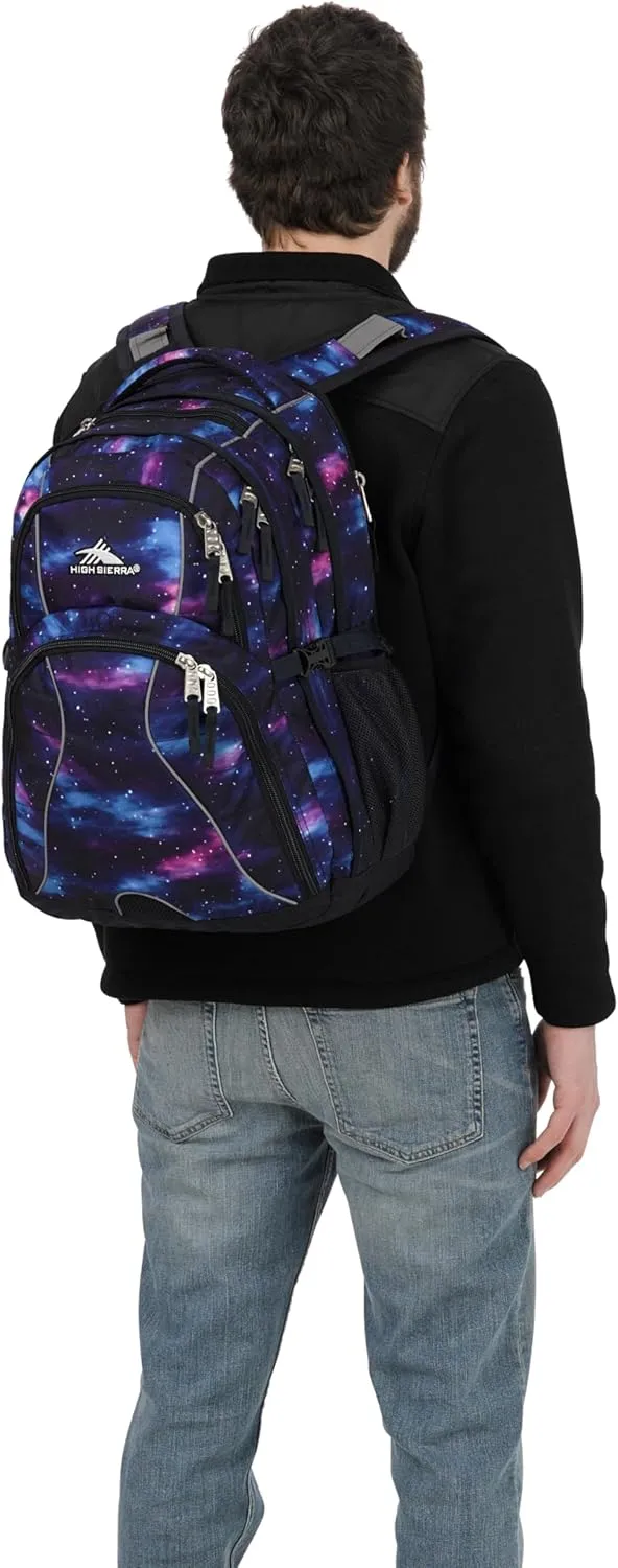 High Sierra Swerve Laptop Backpack, Cosmos/Midnight Blue, One Size
