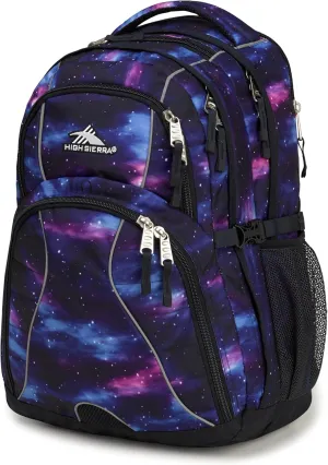 High Sierra Swerve Laptop Backpack, Cosmos/Midnight Blue, One Size