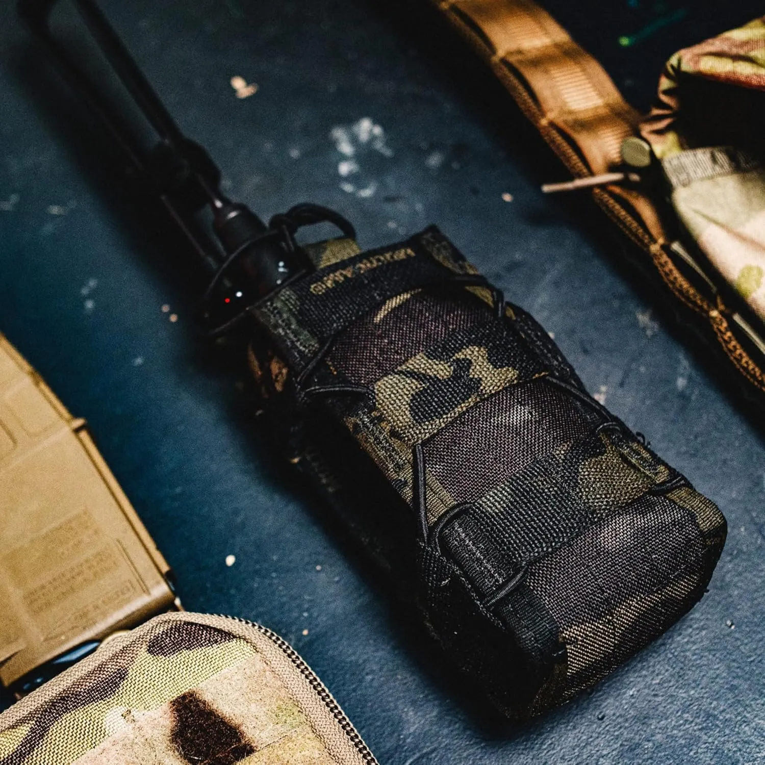 High Speed Gear Radio Pop-UP Taco | MOLLE Compatible Communication Pouch | Fits Multiple Radio Devices
