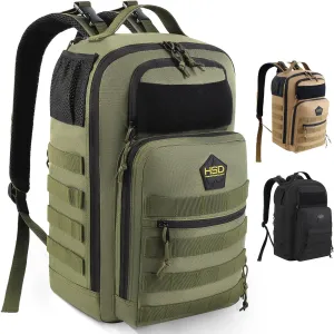HighSpeedDaddy - Baby Diaper Backpack, Military-Grade, Waterproof, Compact Baby Travel Bag w/Stroller Straps & Tablet Sleeve