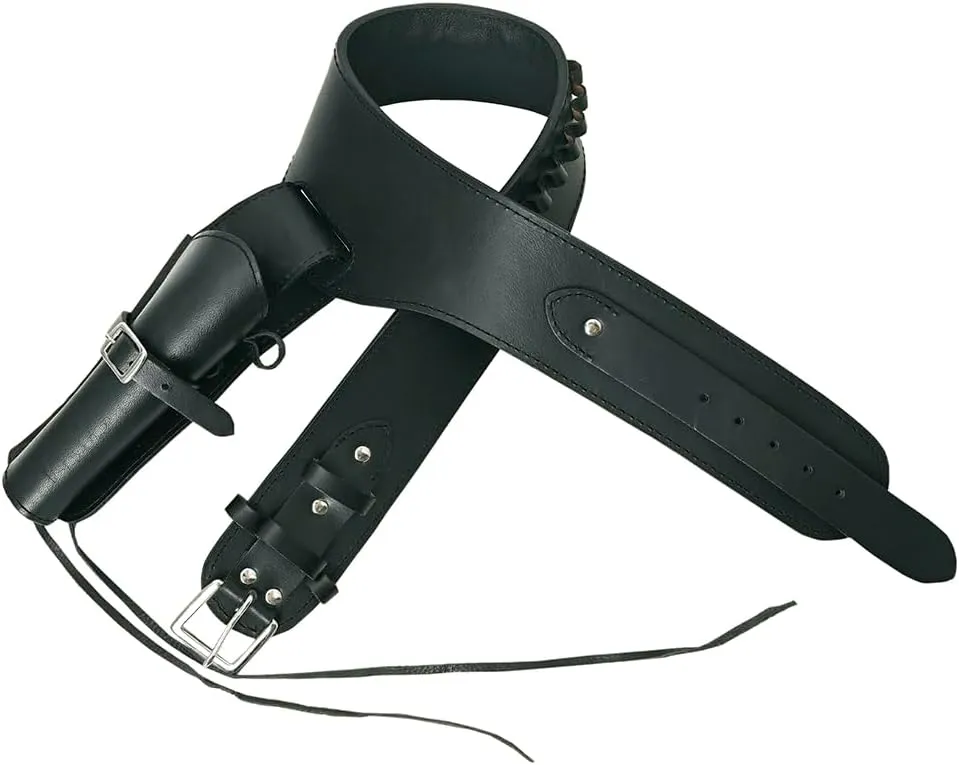 HILASON Western Leather Shoulder Rig Gun Holster 44/45 Caliber