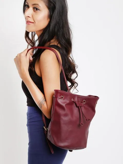 Hiveaxon Burgundy Backpack