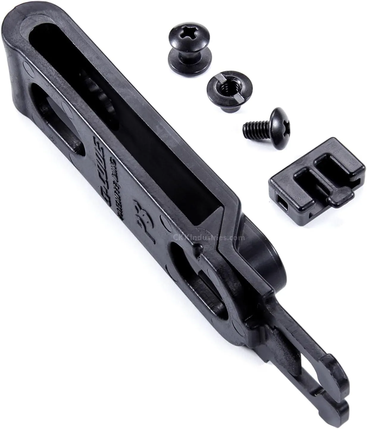 HolsterSmith G-Code Molle Clip Attachments - OWB Locking Design (Outside-The-Waistband) - (for 1.75-3.00 inch Straps & Belts) - for KYDEX Holsters, Sheaths, Tools, Mag Pouch