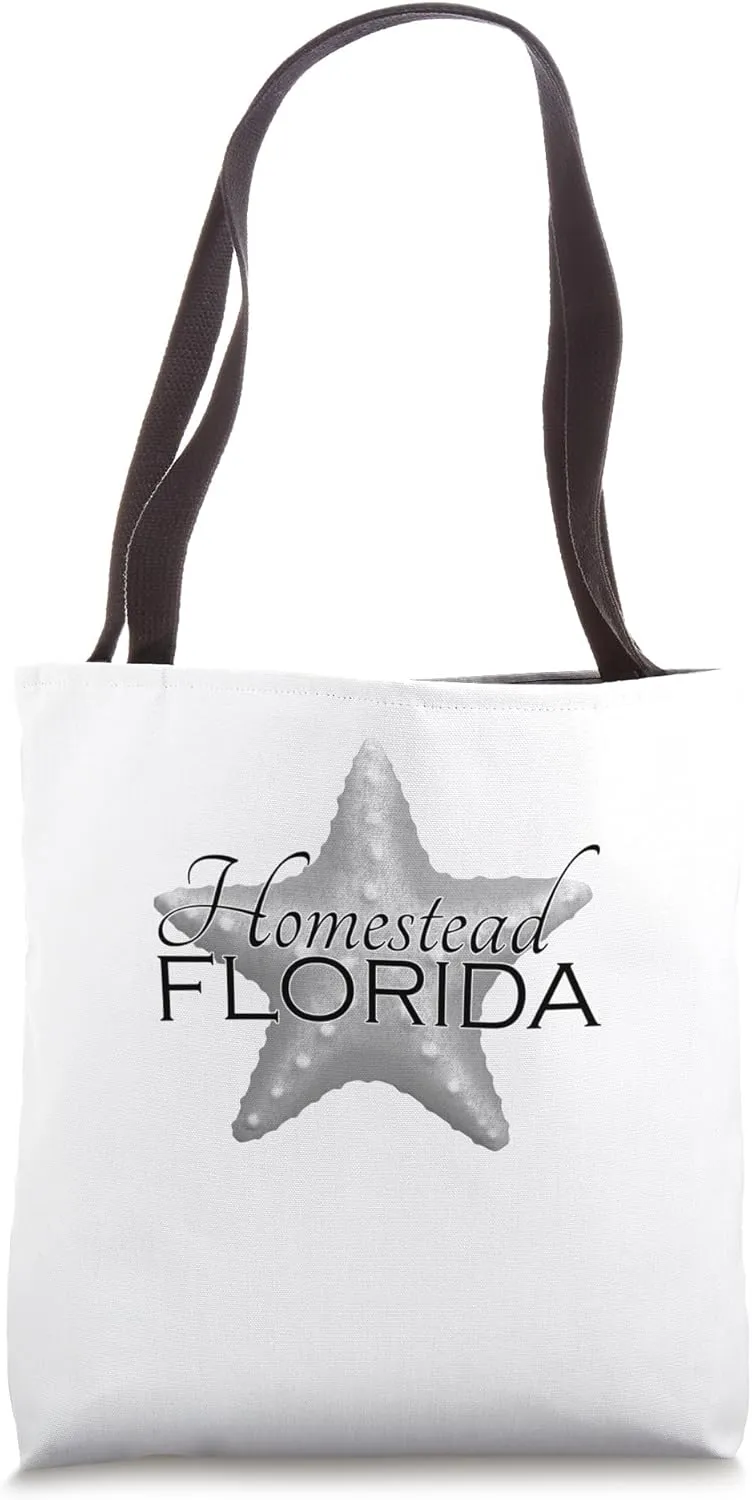 Homestead Florida Starfish Coastal Tote Bag