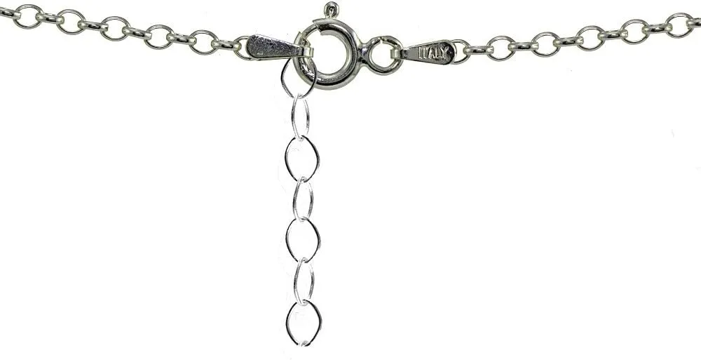 Hoops & Loops 925 Sterling Silver Rolo Chain Dangling Starfish Shell Turtle Charm Ankle Bracelet for Women Men, 9 Inch   1" Extender Boho Cute Summer Beach Anklet Foot Jewelry