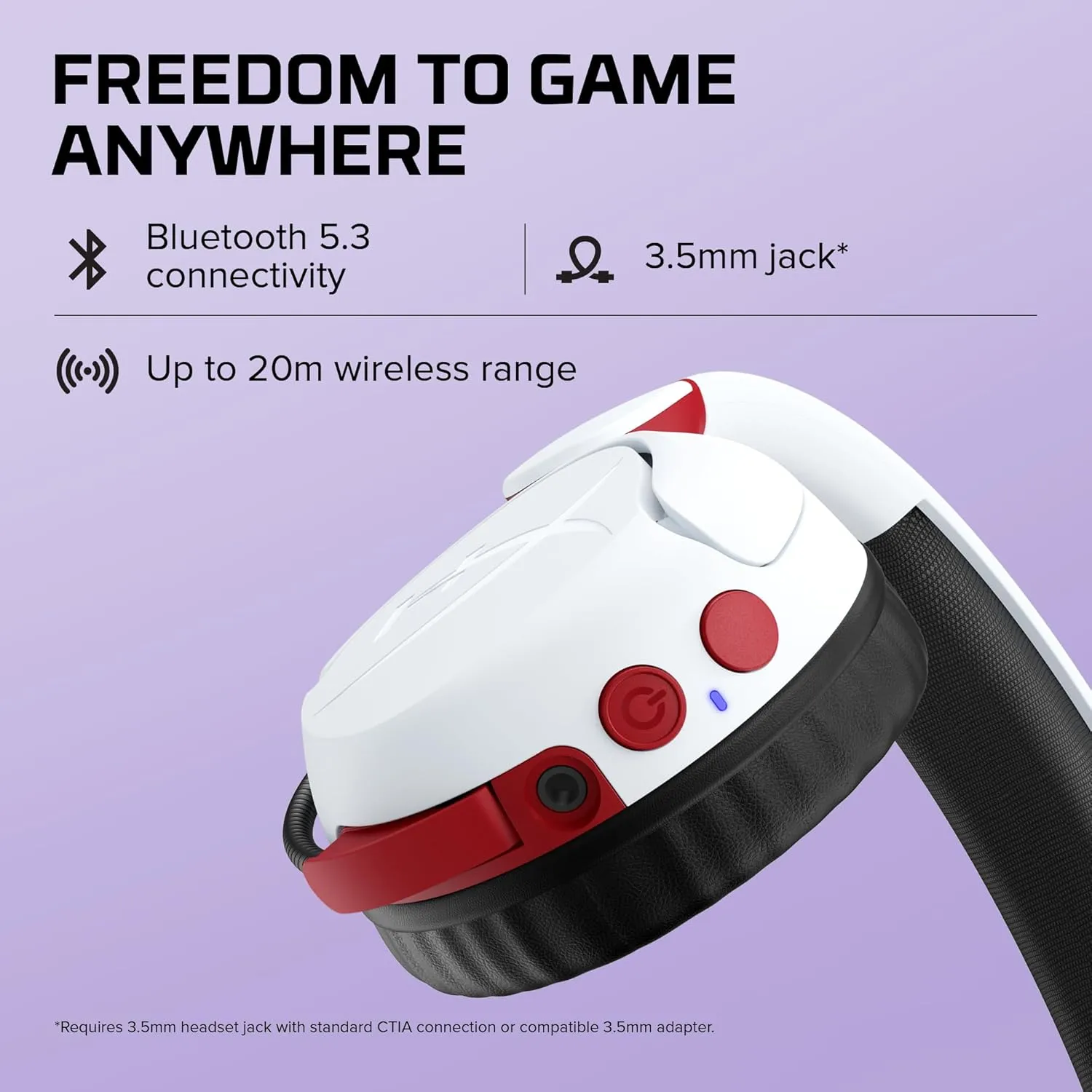 HyperX Cloud Mini Kids Wireless (White)