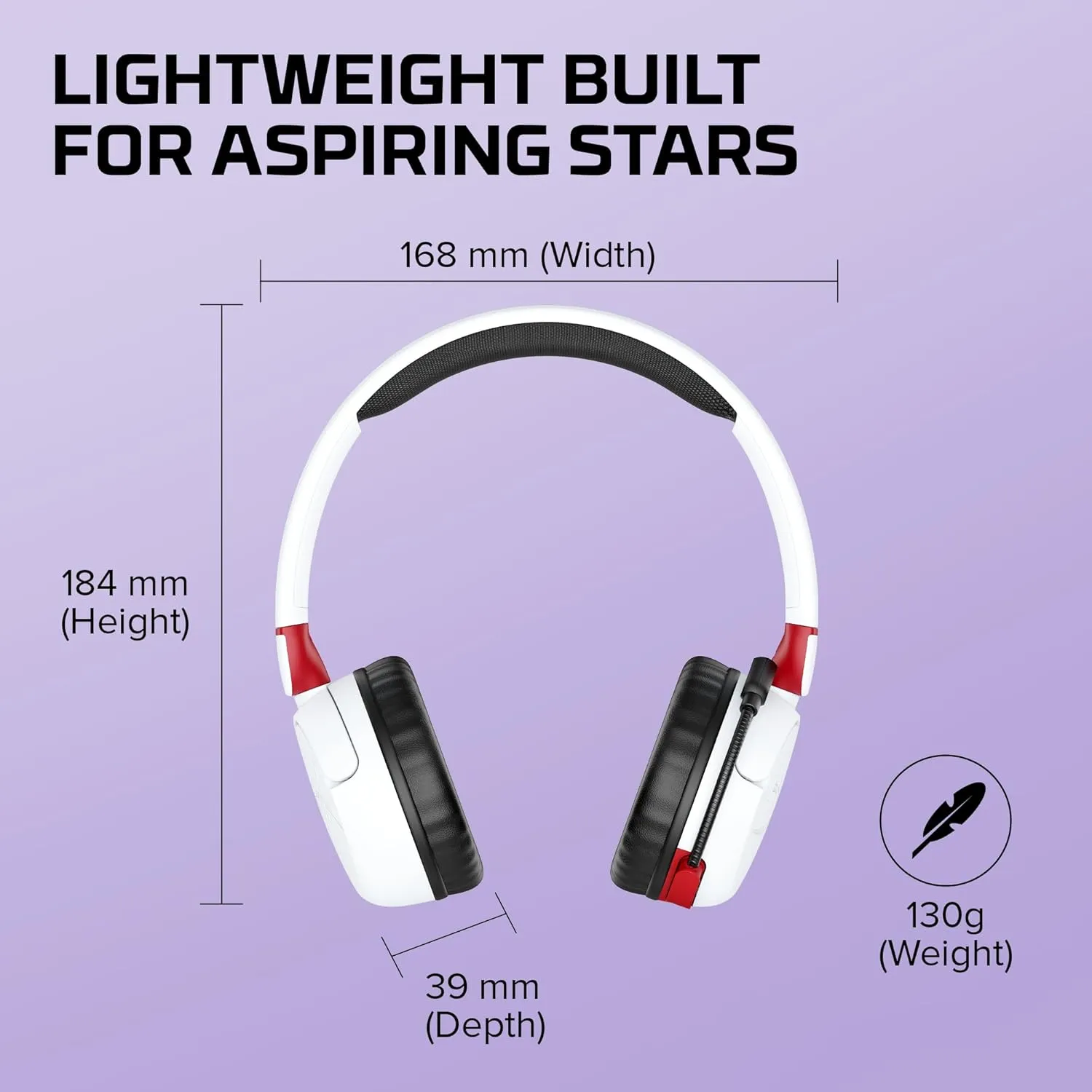 HyperX Cloud Mini Kids Wireless (White)