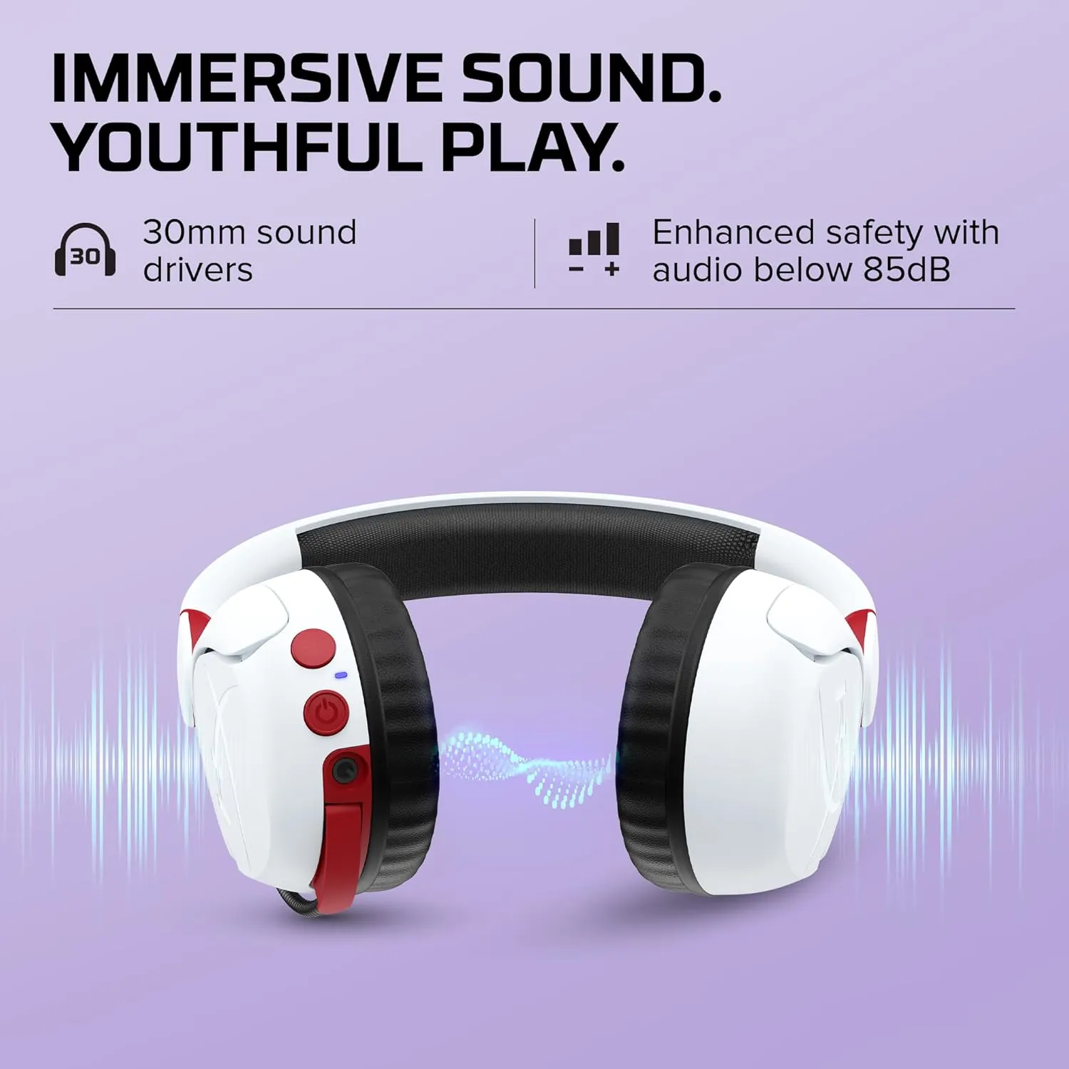HyperX Cloud Mini Kids Wireless (White)