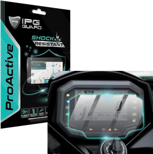 IPG ProActive Made for KAWASAKI 2025 Ninja ZX4RR / 1000SX / Z650 / Z900 Dashboard 9H Hardness Screen Protector Nano Ceramic Film Ultra Responsive High Clarity Anti Scratch for kawaNinja