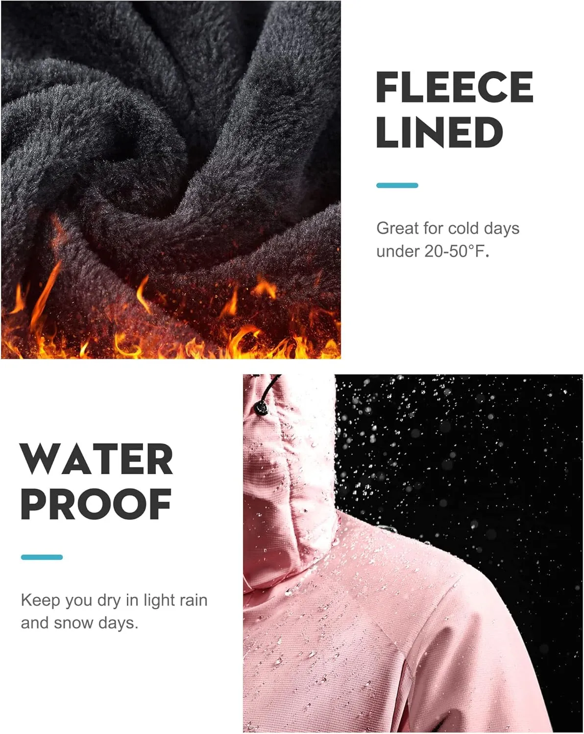 IUGA Waterproof Ski Jacket Women Warm Outdoor Winter Jackets Windproof Snowboard Winter Coats for Mountain Hiking