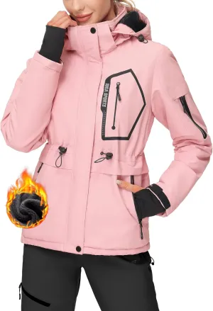 IUGA Waterproof Ski Jacket Women Warm Outdoor Winter Jackets Windproof Snowboard Winter Coats for Mountain Hiking