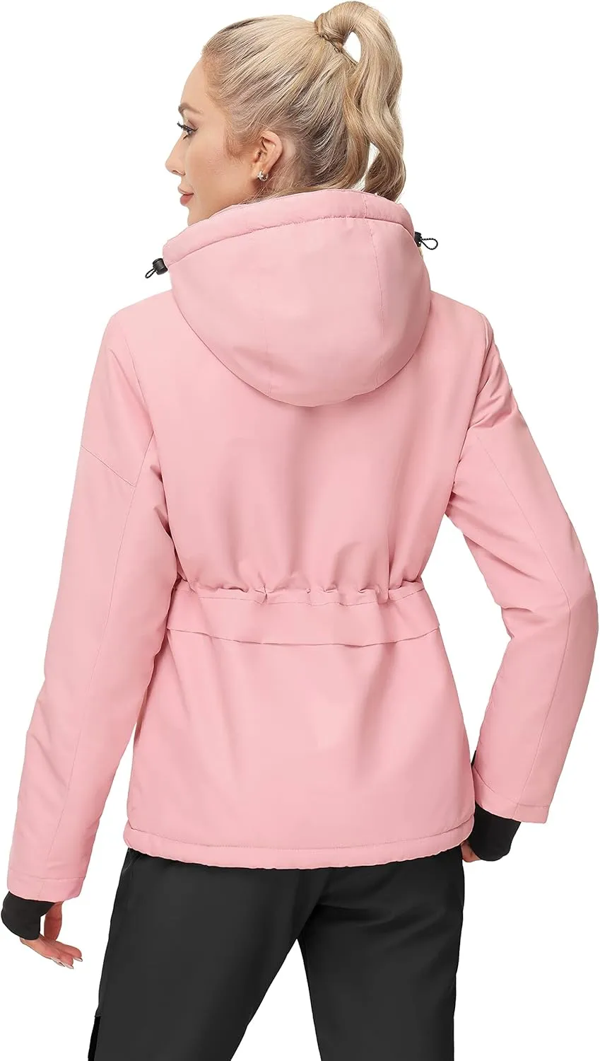 IUGA Waterproof Ski Jacket Women Warm Outdoor Winter Jackets Windproof Snowboard Winter Coats for Mountain Hiking