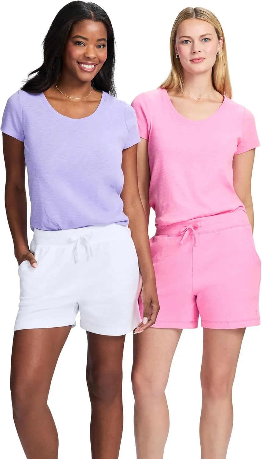 IZOD Women's Shirt Active Athletic Lounge Short Sleeve Tee