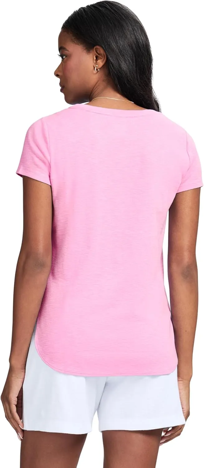 IZOD Women's Shirt Active Athletic Lounge Short Sleeve Tee