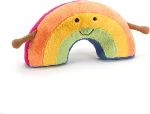 Jellycat Amuseables Rainbow Stuffed Toy, Medium 12.5 inches - Rainbow Plush - Fun Gift Idea