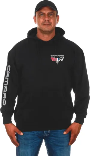 JH DESIGN GROUP Men's Camaro Classic Hoodie Pullover Sweatshirt in Black
