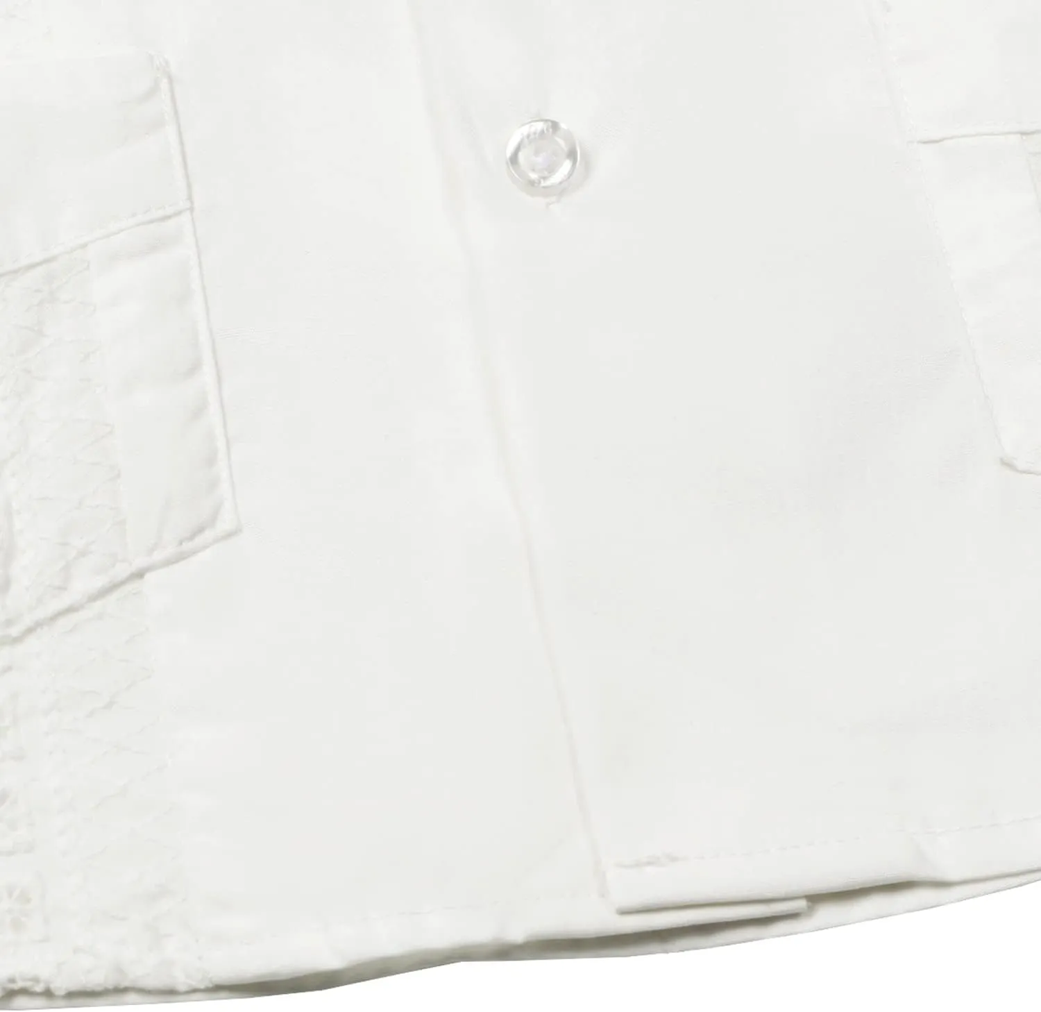 JOGAL Boys Guayabera Shirts Cuban Short Sleeve Casual Button Down Beach Shirt