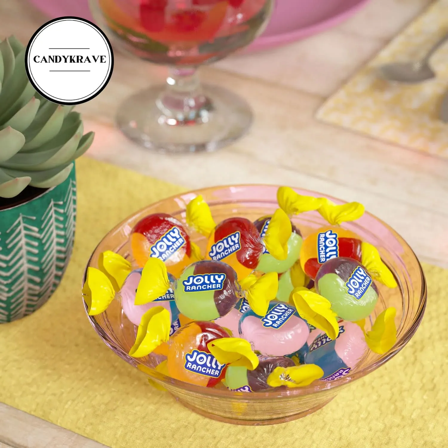 JollyRanchers Assorted 2 in 1 Fruity Hard Candy Pack - 6 Classic & Delicious Individually Wrapped Mini Candies for Halloween, Thanksgiving, Birthdays, Pinata, Gender Reveal & Pantry (1 lbs)