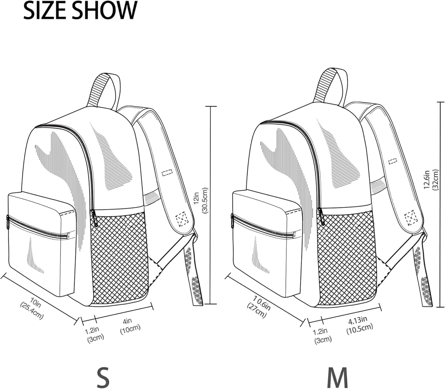 JUNZAN Cartoon Brazilian Turtle Navy Blue Kid Backpack Bottle Pockets School Backpack for Toddlers Books Bag for Camping