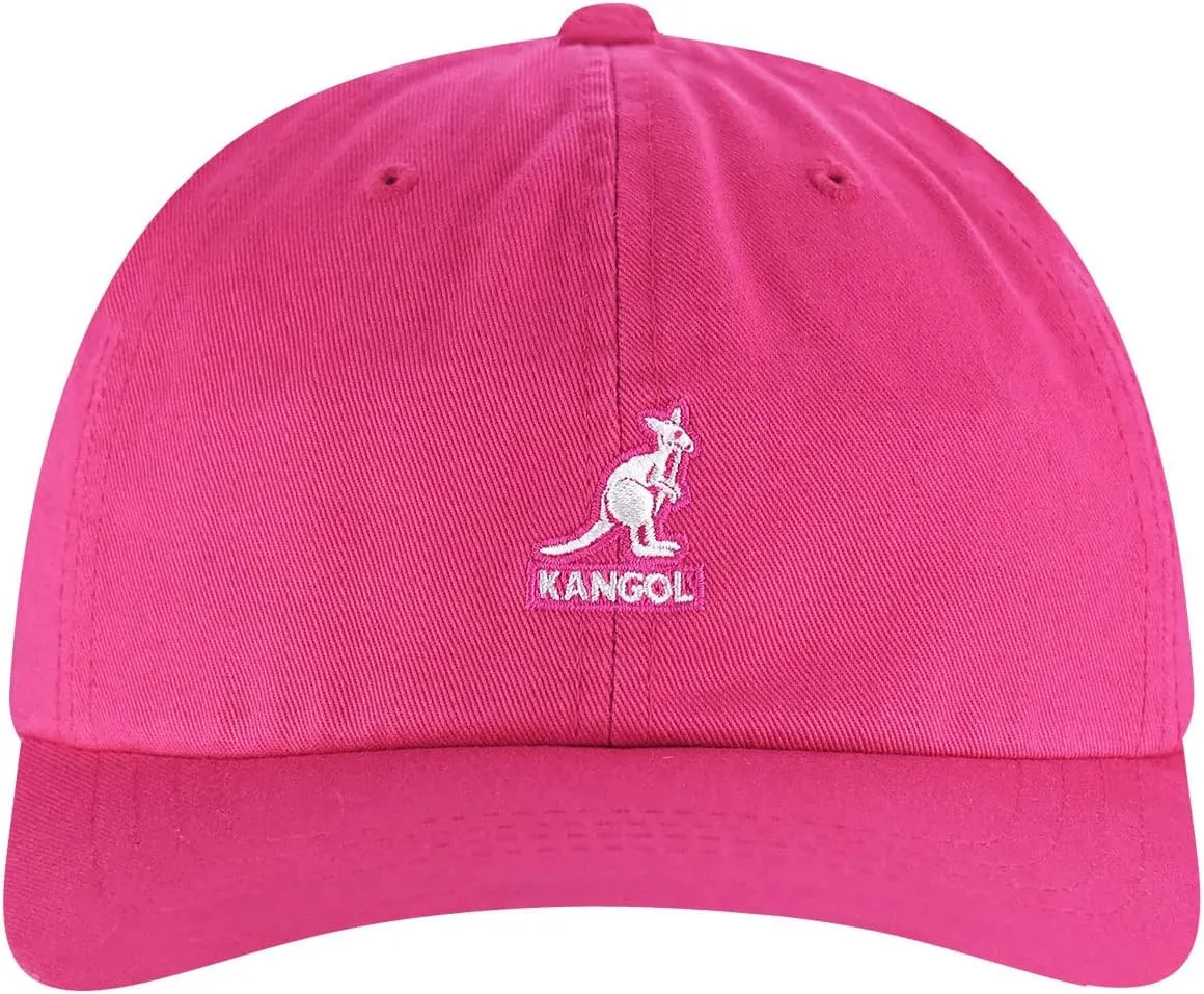 Kangol Washed Baseball Hat - Papaya Milk / 1SFM Baseball & Sport Caps One Size Fits Most