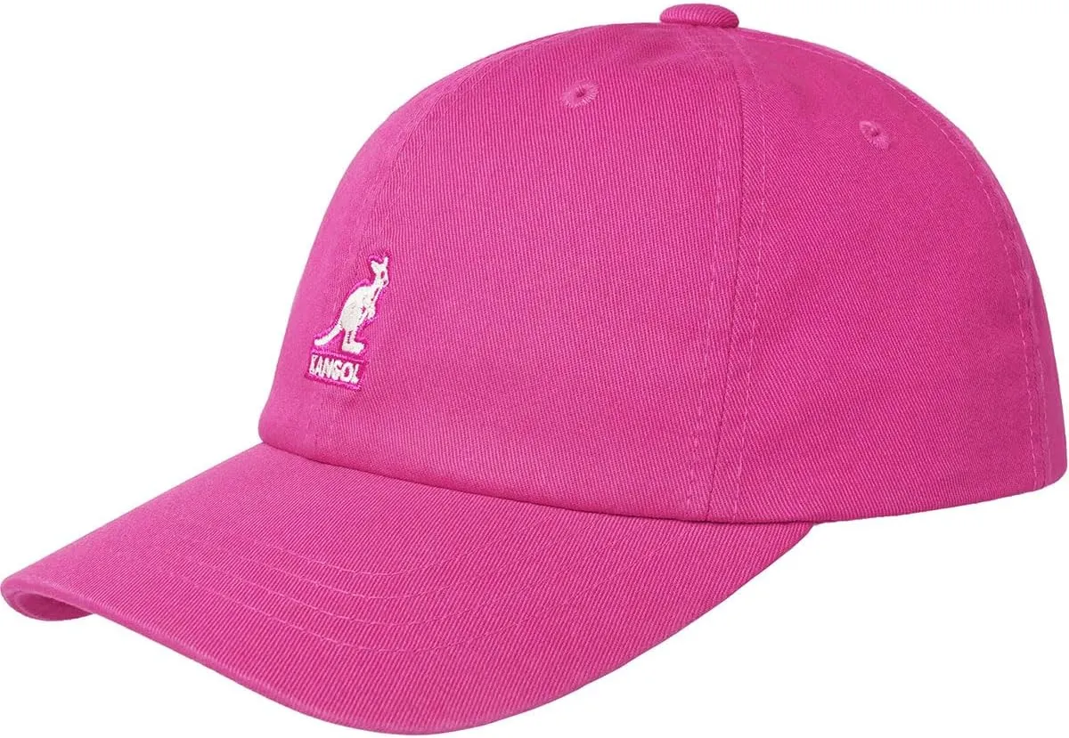 Kangol Washed Baseball Hat - Papaya Milk / 1SFM Baseball & Sport Caps One Size Fits Most