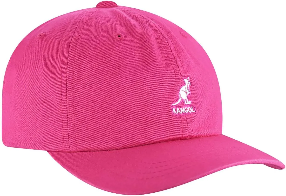 Kangol Washed Baseball Hat - Papaya Milk / 1SFM Baseball & Sport Caps One Size Fits Most