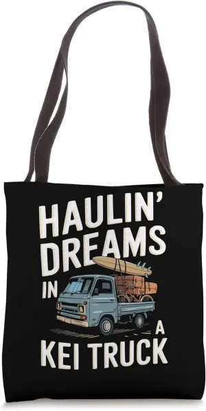 Kei Truck Automobile Car Vehicle Japanese Light Truck Tote Bag
