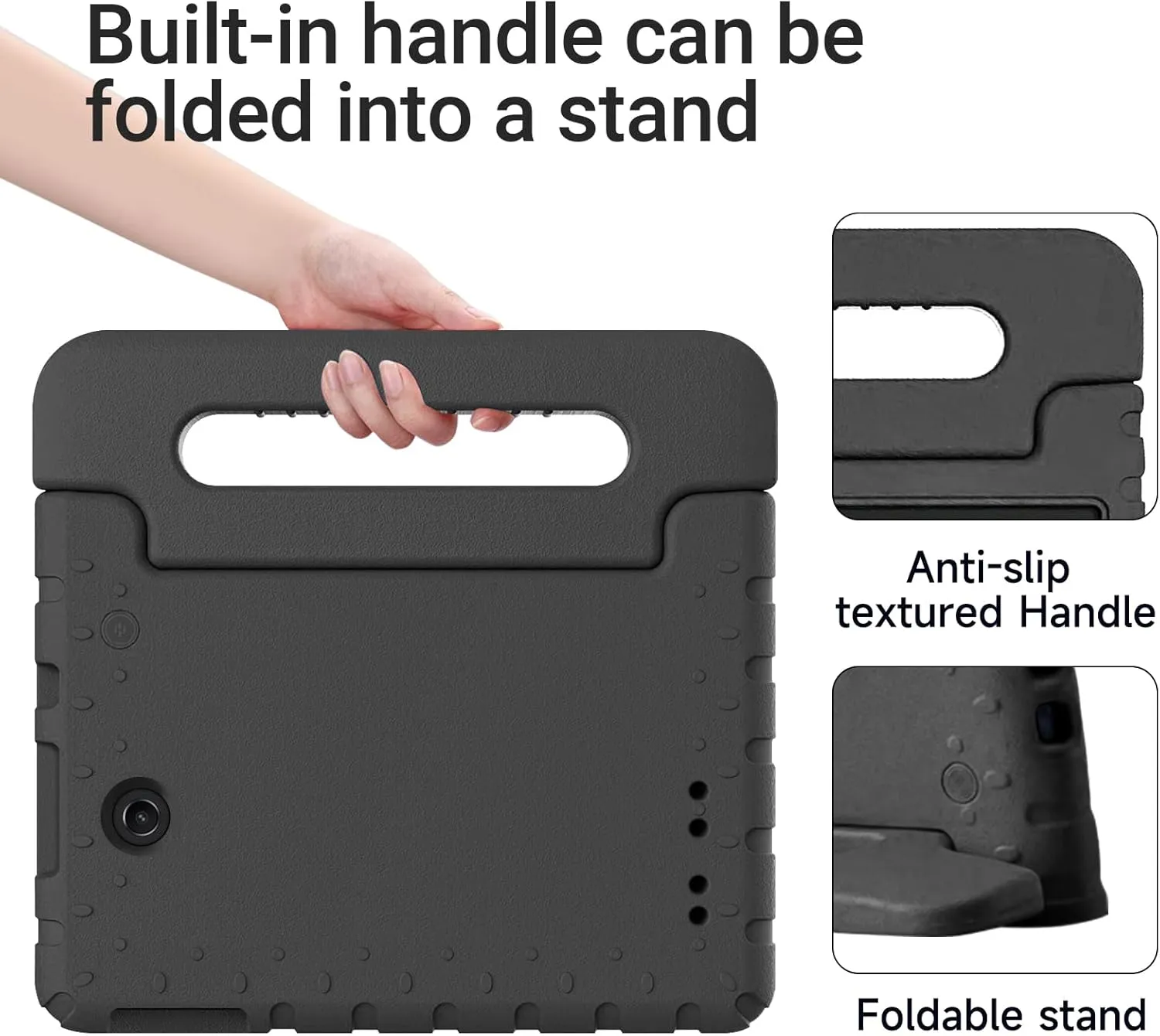 Kids Case for Alcatel Joy Tab 8 2019/T-Mobile 3T 8 Tablet 2018/A30 Tablet 8 2017,Lightweight Handle Stand Case for Joy Tab 8 2019 9029W/ 3T 8 2018 9027W/ A30 8 inch 2017 9024W
