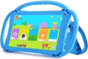 Kids Tablet 7in Kids Tablet for Kids Toddler Tablet WiFi Android 32GB Kids Tablets Parental Control Kids Learning Tablet YouTube Netflix Kid-Proof Case