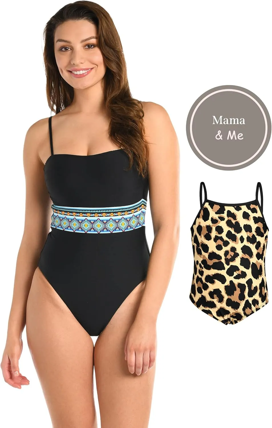 La Blanca Women's High Neck One Piece Swimsuit