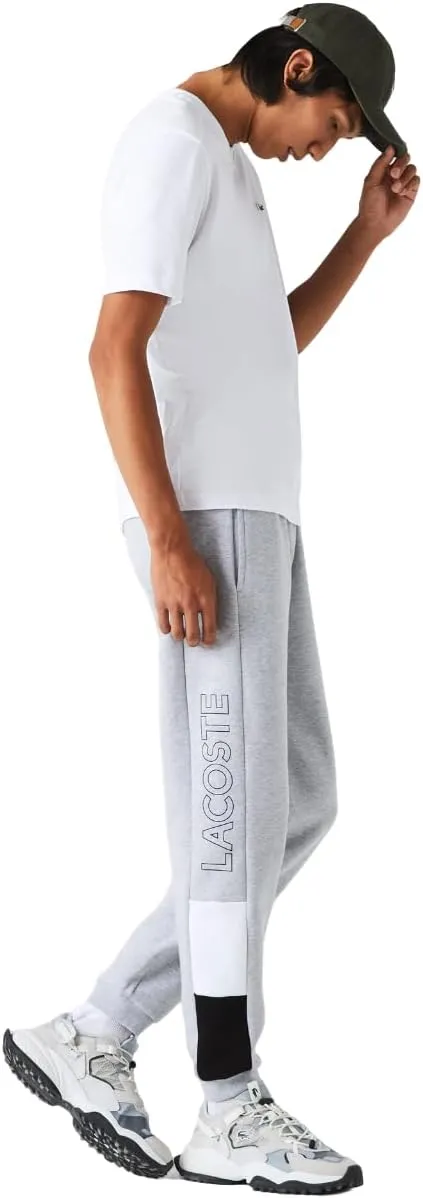 Lacoste Men's Branded Colorblock Fleece Jogging Pants