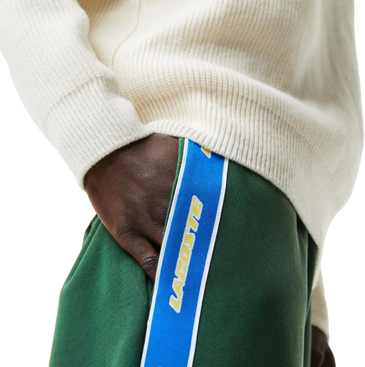 Lacoste Men's Holiday Branded Band Trackpants